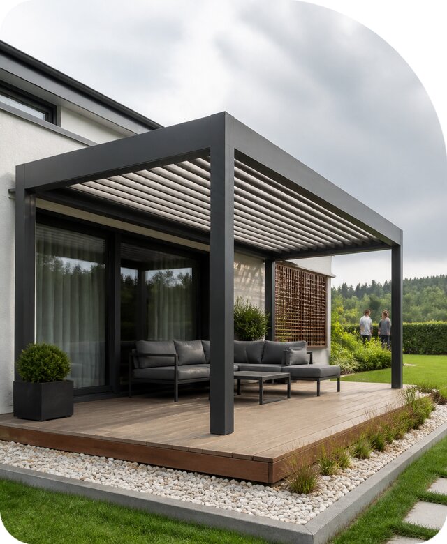 Биоклиматическая пергола в Сасове от 75788 р. | РадиДОМА-Ссв